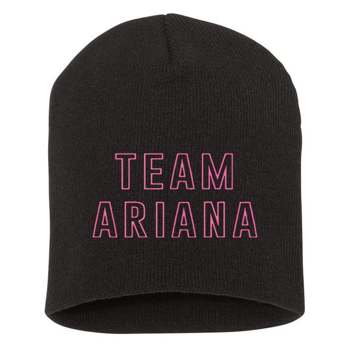 Team Ariana Short Acrylic Beanie