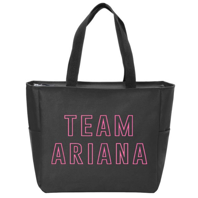 Team Ariana Zip Tote Bag