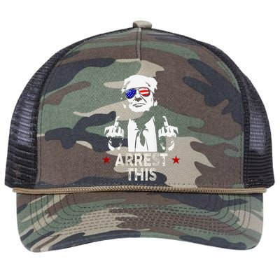 Trump Arrest This Retro Rope Trucker Hat Cap