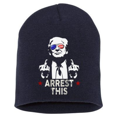 Trump Arrest This Short Acrylic Beanie