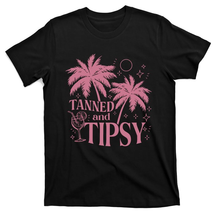 Tanned And Tipsy Beach Summer T-Shirt