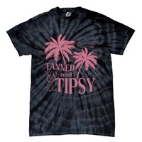 Tanned And Tipsy Beach Summer Tie-Dye T-Shirt