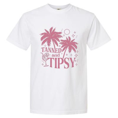 Tanned And Tipsy Beach Summer Garment-Dyed Heavyweight T-Shirt