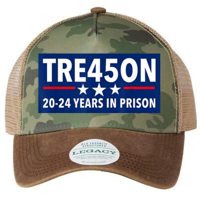 TRE45ON Anti Trump Treason 45 Legacy Tie Dye Trucker Hat