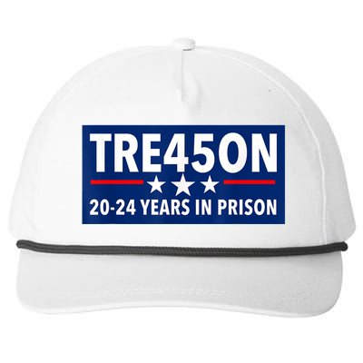 TRE45ON Anti Trump Treason 45 Snapback Five-Panel Rope Hat