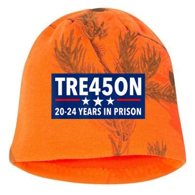 TRE45ON Anti Trump Treason 45 Kati - Camo Knit Beanie