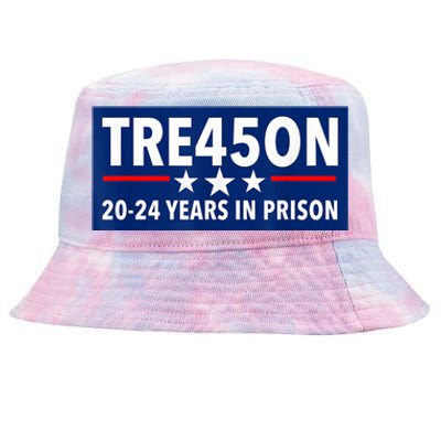 TRE45ON Anti Trump Treason 45 Tie-Dyed Bucket Hat