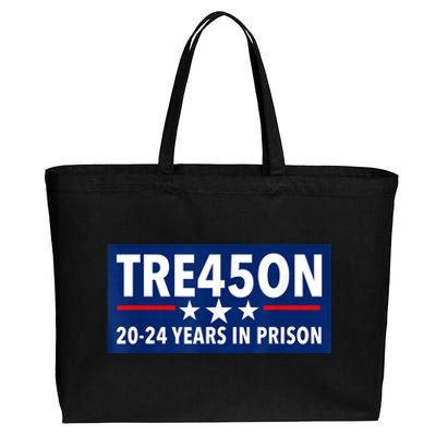 TRE45ON Anti Trump Treason 45 Cotton Canvas Jumbo Tote