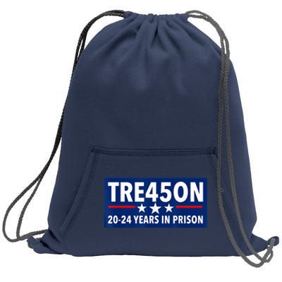 TRE45ON Anti Trump Treason 45 Sweatshirt Cinch Pack Bag