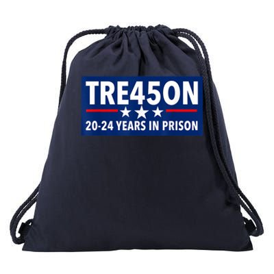 TRE45ON Anti Trump Treason 45 Drawstring Bag