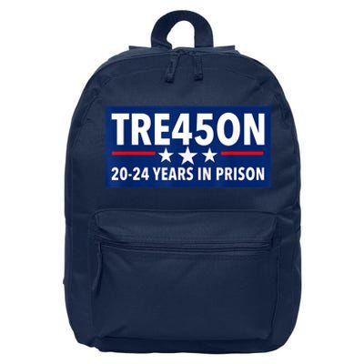 TRE45ON Anti Trump Treason 45 16 in Basic Backpack