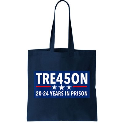 TRE45ON Anti Trump Treason 45 Tote Bag