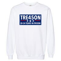 TRE45ON Anti Trump Treason 45 Garment-Dyed Sweatshirt