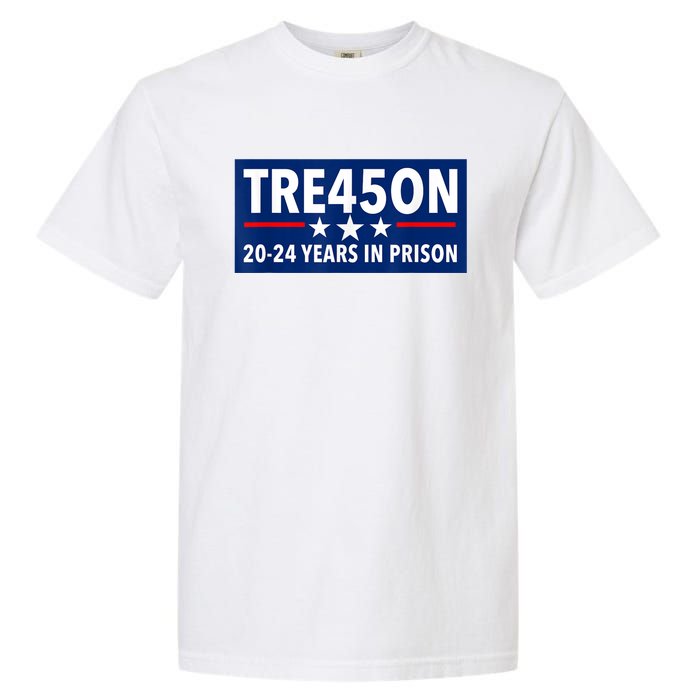 TRE45ON Anti Trump Treason 45 Garment-Dyed Heavyweight T-Shirt