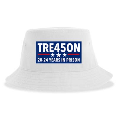 TRE45ON Anti Trump Treason 45 Sustainable Bucket Hat