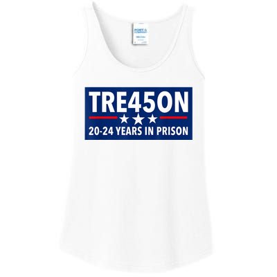 TRE45ON Anti Trump Treason 45 Ladies Essential Tank