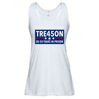 TRE45ON Anti Trump Treason 45 Ladies Essential Flowy Tank