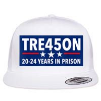 TRE45ON Anti Trump Treason 45 Flat Bill Trucker Hat