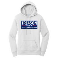 TRE45ON Anti Trump Treason 45 Women's Pullover Hoodie