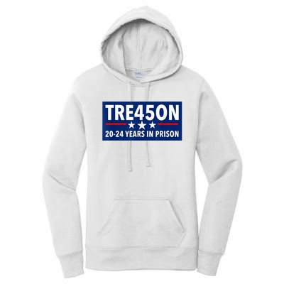 TRE45ON Anti Trump Treason 45 Women's Pullover Hoodie