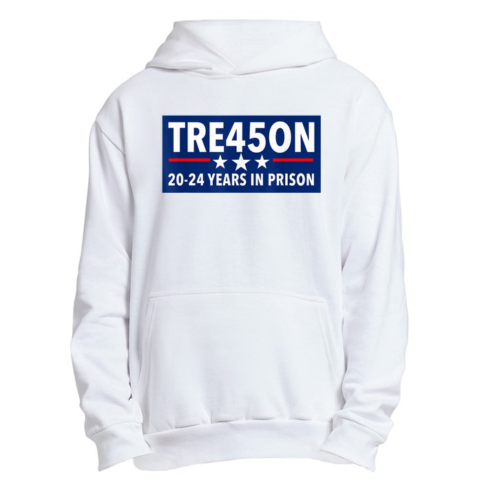 TRE45ON Anti Trump Treason 45 Urban Pullover Hoodie