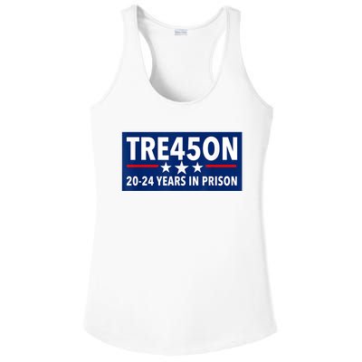 TRE45ON Anti Trump Treason 45 Ladies PosiCharge Competitor Racerback Tank