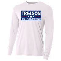 TRE45ON Anti Trump Treason 45 Cooling Performance Long Sleeve Crew