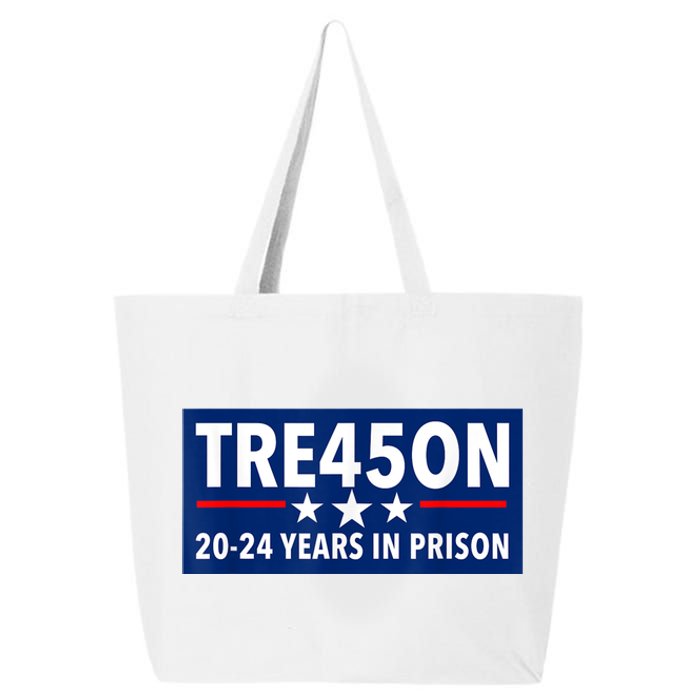 TRE45ON Anti Trump Treason 45 25L Jumbo Tote