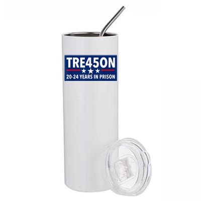 TRE45ON Anti Trump Treason 45 Stainless Steel Tumbler