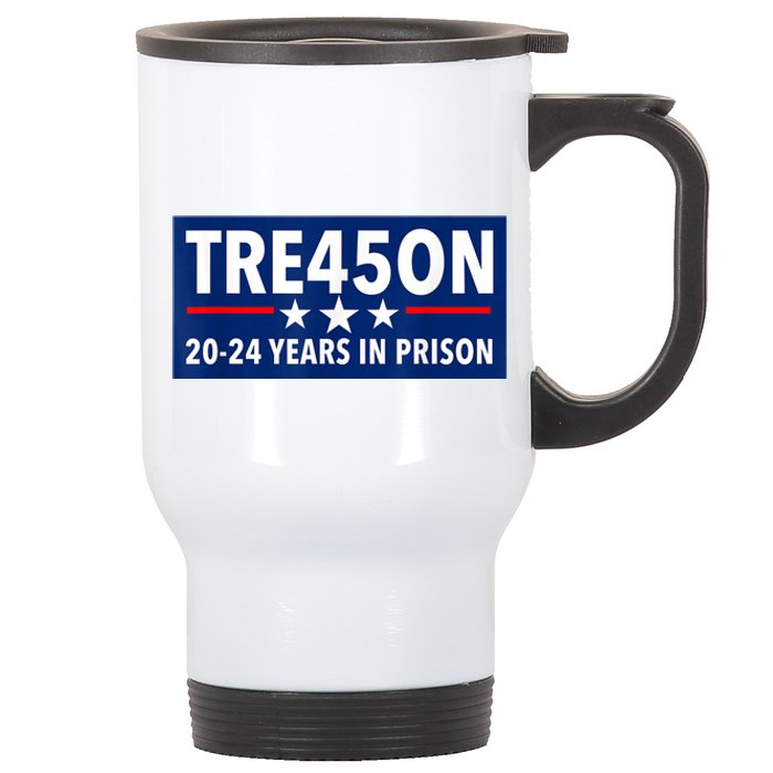 TRE45ON Anti Trump Treason 45 Stainless Steel Travel Mug