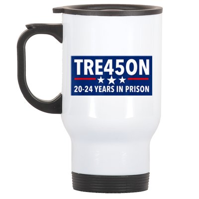 TRE45ON Anti Trump Treason 45 Stainless Steel Travel Mug