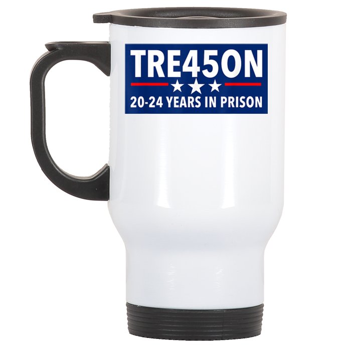 TRE45ON Anti Trump Treason 45 Stainless Steel Travel Mug