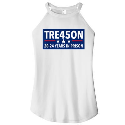 TRE45ON Anti Trump Treason 45 Women's Perfect Tri Rocker Tank