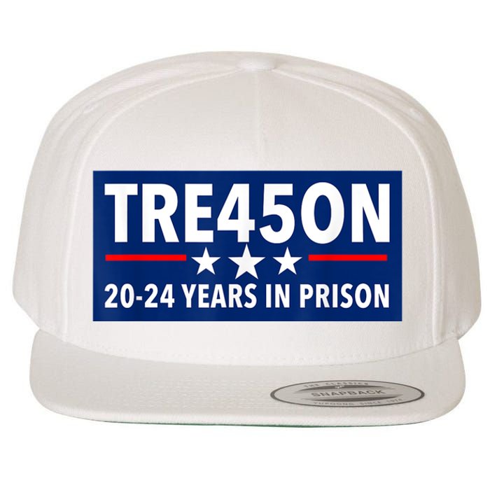 TRE45ON Anti Trump Treason 45 Wool Snapback Cap