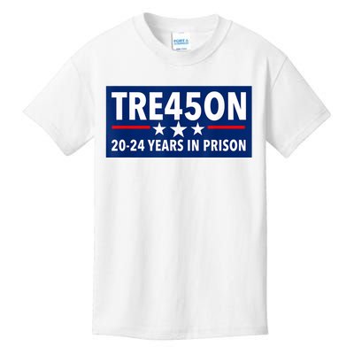 TRE45ON Anti Trump Treason 45 Kids T-Shirt