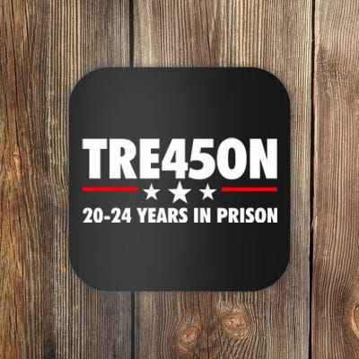 TRE45ON Anti Trump Treason 45 Coaster