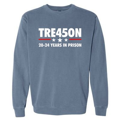 TRE45ON Anti Trump Treason 45 Garment-Dyed Sweatshirt