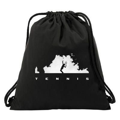 Tennis Apparel Tennis Drawstring Bag