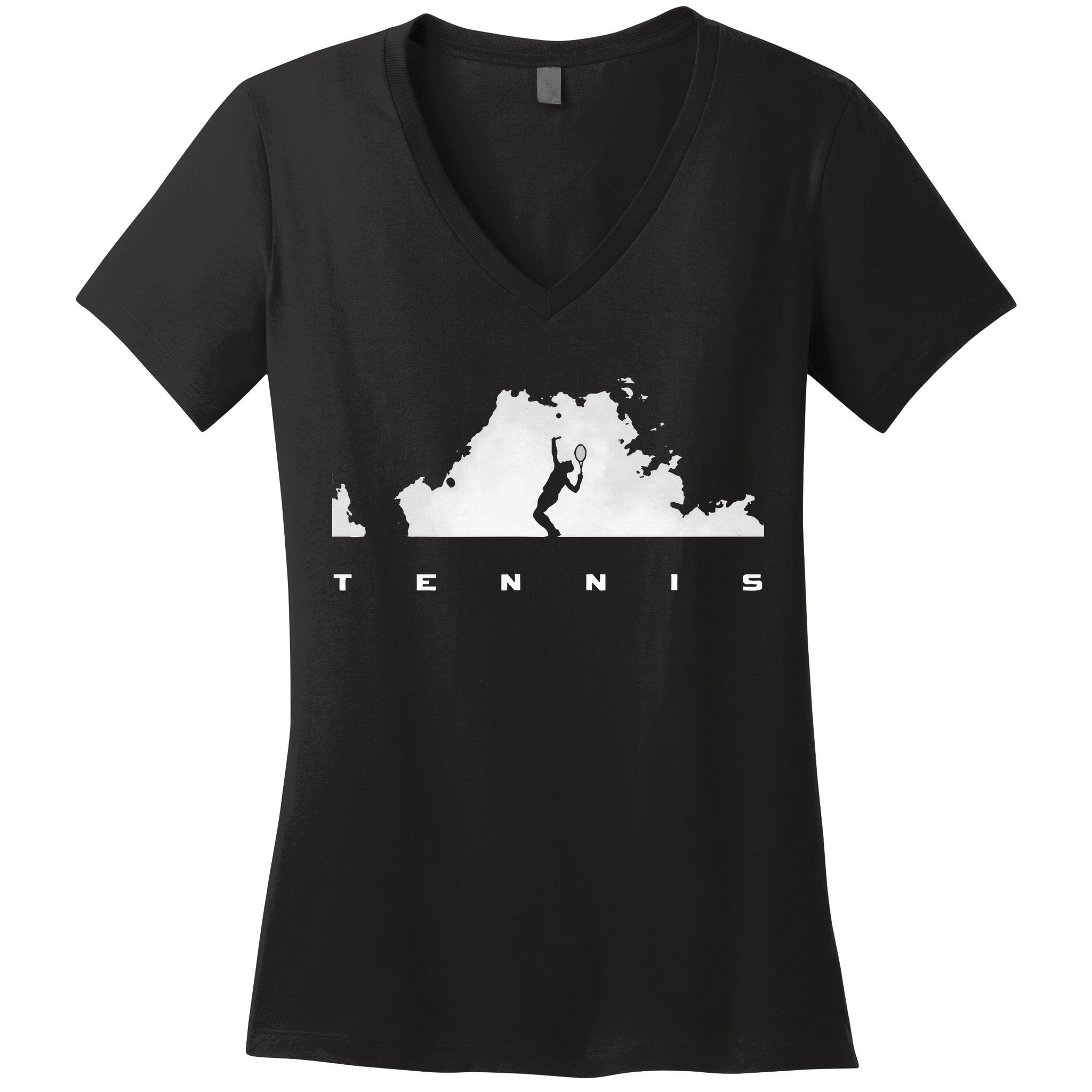 Tennis Apparel Tennis Women's V-Neck T-Shirt