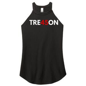 Tre45on Antitrump Treason 45 Women's Perfect Tri Rocker Tank