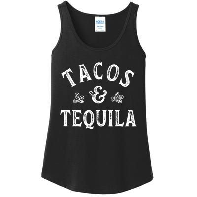 Tacos And Tequila Cinco De Mayo Mexican Drinking Ladies Essential Tank