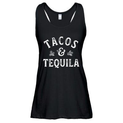 Tacos And Tequila Cinco De Mayo Mexican Drinking Ladies Essential Flowy Tank