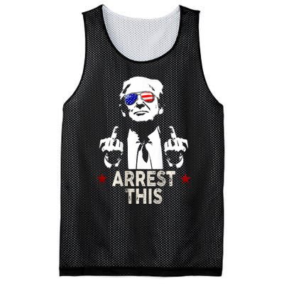 Trump Arrest This Funny Trump 2024 Mesh Reversible Basketball Jersey Tank