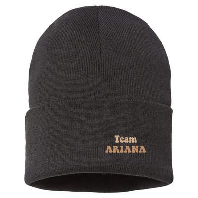 Team Ariana Trending Scandal Sustainable Knit Beanie