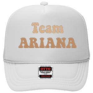 Team Ariana Trending Scandal High Crown Mesh Back Trucker Hat