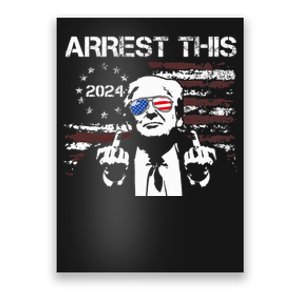 Trump Arrest This American Flag 4th Of July Poster