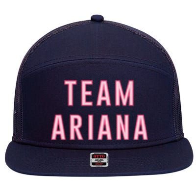 Team Ariana 7 Panel Mesh Trucker Snapback Hat