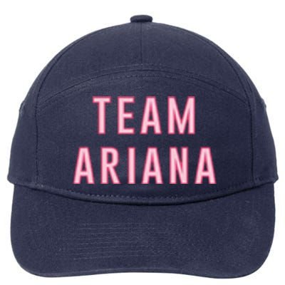 Team Ariana 7-Panel Snapback Hat