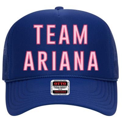 Team Ariana High Crown Mesh Back Trucker Hat