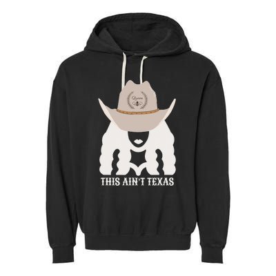 This Ain’T Texas Cowgirl Queen Bee Silhouette Texas Holdem Garment-Dyed Fleece Hoodie